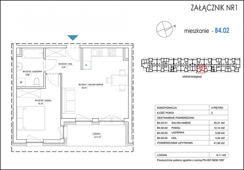 Apartament nr. B4.02